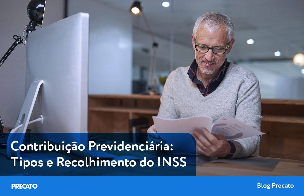 Contribuição previdenciária: tipos e recolhimento do INSS